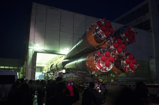 NASA image: Expedition 55 Soyuz Rollout