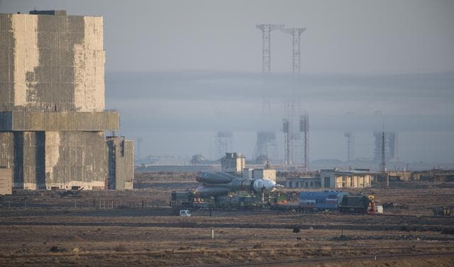 NASA image: Expedition 55 Soyuz Rollout