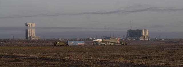 NASA image: Expedition 55 Soyuz Rollout