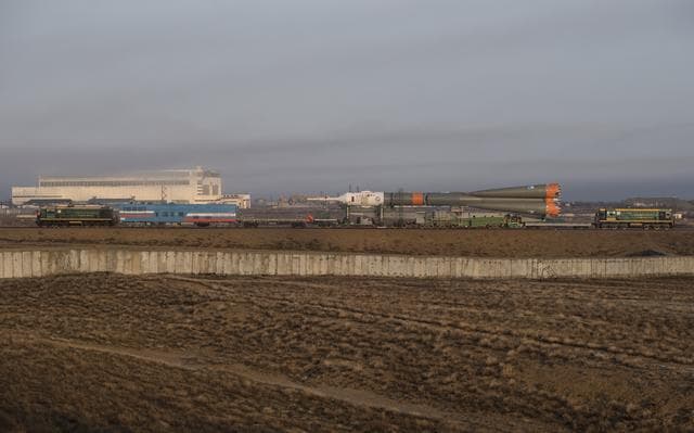 NASA image: Expedition 55 Soyuz Rollout