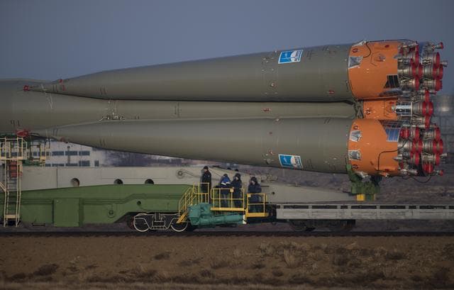 NASA image: Expedition 55 Soyuz Rollout