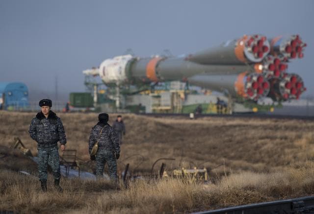 NASA image: Expedition 55 Soyuz Rollout