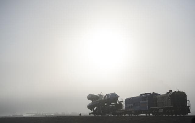 NASA image: Expedition 55 Soyuz Rollout