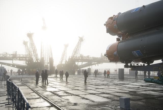 NASA image: Expedition 55 Soyuz Rollout