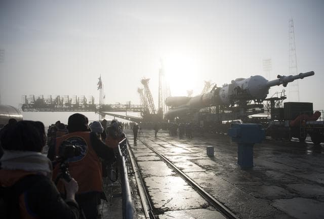 NASA image: Expedition 55 Soyuz Rollout