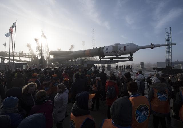 NASA image: Expedition 55 Soyuz Rollout