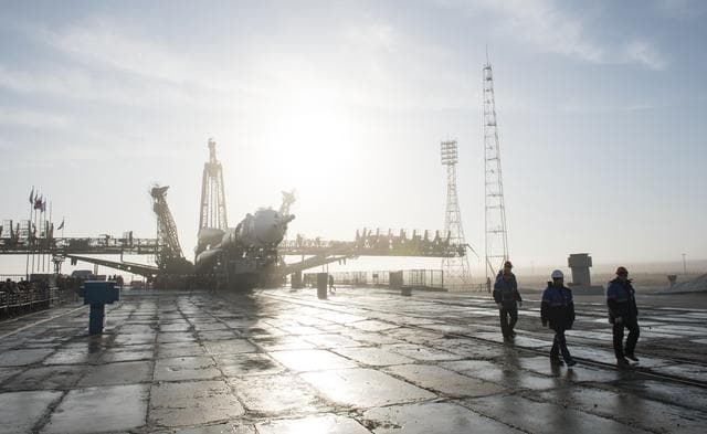 NASA image: Expedition 55 Soyuz Rollout
