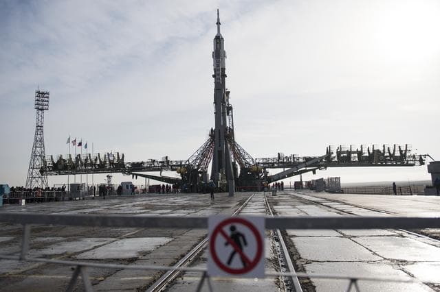 NASA image: Expedition 55 Soyuz Rollout