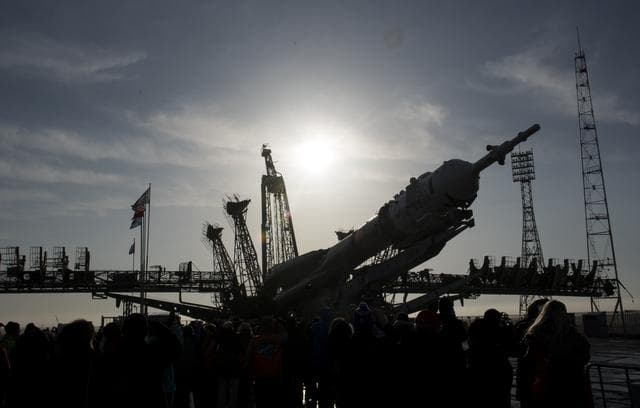 NASA image: Expedition 55 Soyuz Rollout