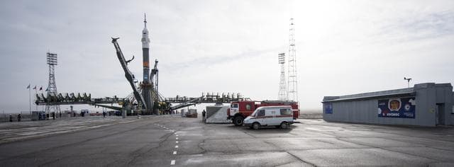 NASA image: Expedition 55 Soyuz Rollout