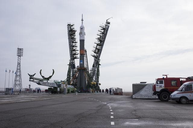 NASA image: Expedition 55 Soyuz Rollout