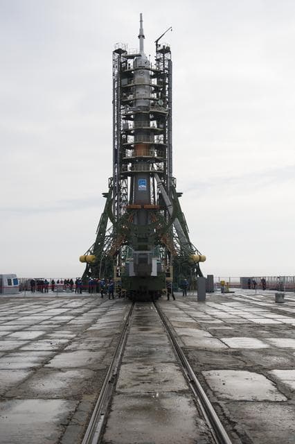 NASA image: Expedition 55 Soyuz Rollout