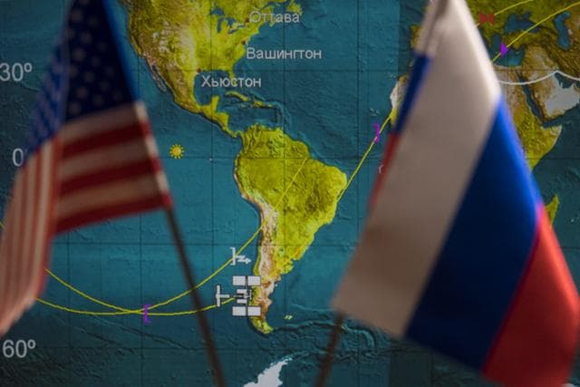 NASA image: Expedition 55 Soyuz Docking