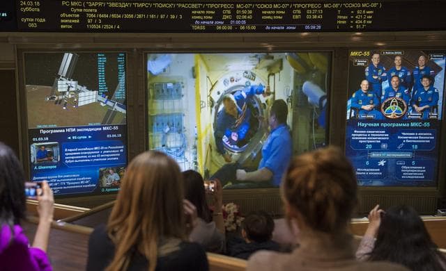 NASA image: Expedition 55 Soyuz Docking