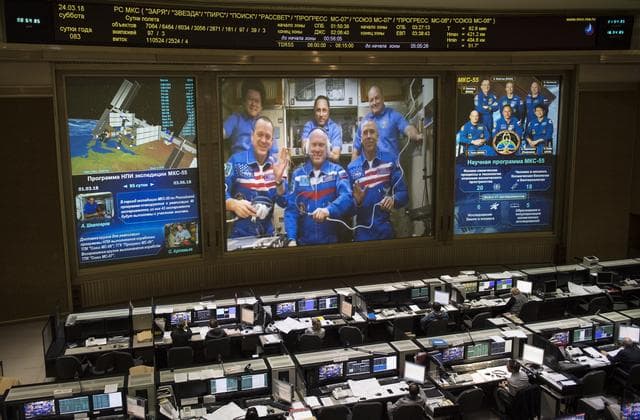 NASA image: Expedition 55 Soyuz Docking