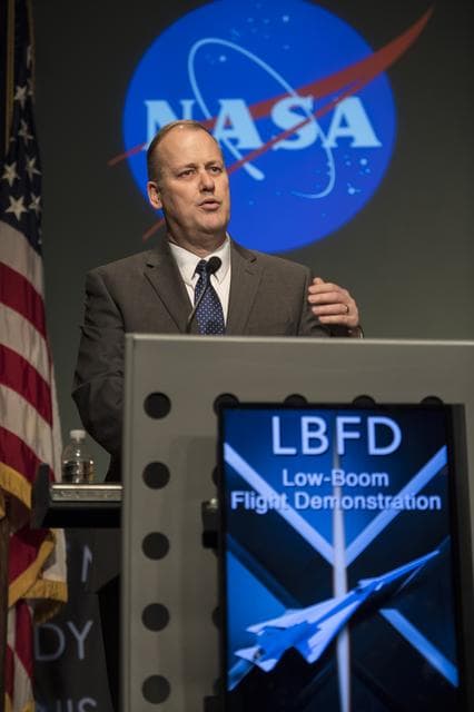 NASA image: Low Boom Flight Demonstrator Briefing