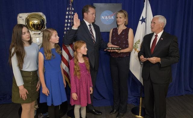 NASA image: DeWit Sworn In As NASA CFO