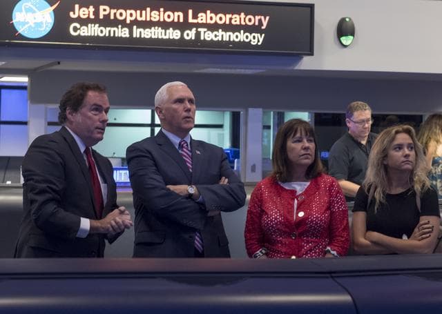 NASA image: Vice President Pence Tours Jet Propulsion Laboratory