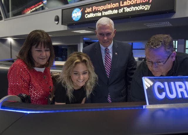 NASA image: Vice President Pence Tours Jet Propulsion Laboratory