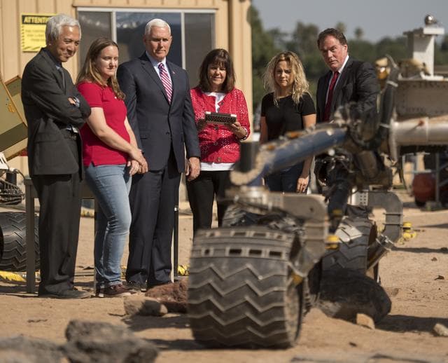 NASA image: Vice President Pence Tours Jet Propulsion Laboratory