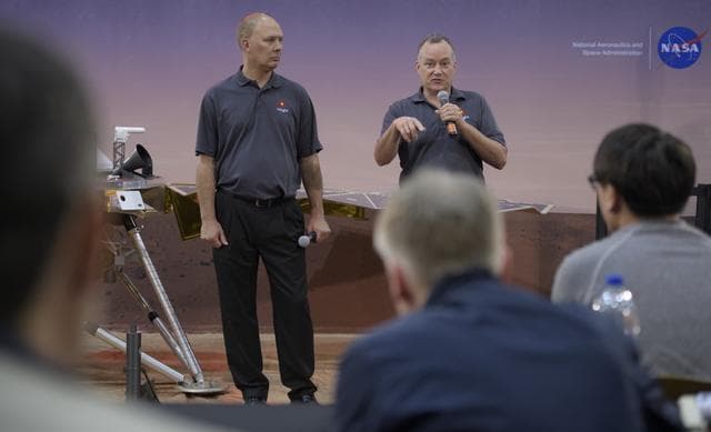 NASA image: InSight Prelaunch Briefing