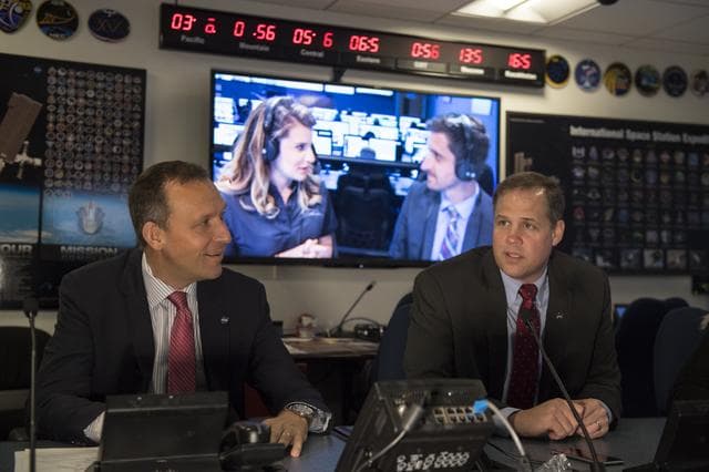 NASA image: NASA Administrator Watches InSight Launch