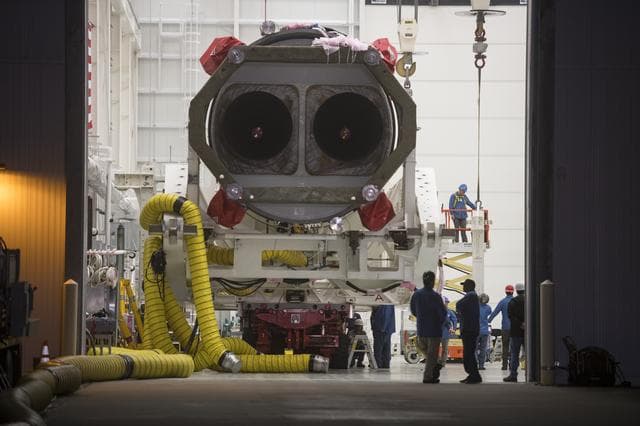 NASA image: Orbital ATK CRS-9 Rollout