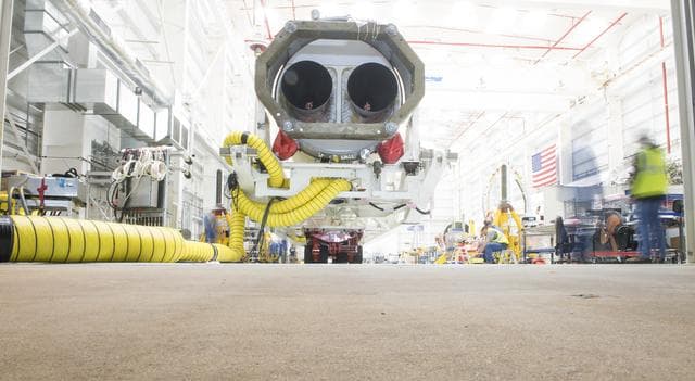 NASA image: Orbital ATK CRS-9 Rollout