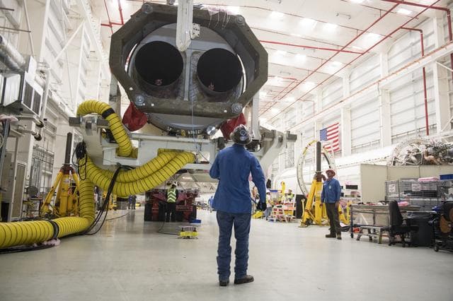 NASA image: Orbital ATK CRS-9 Rollout
