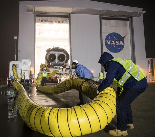 NASA image: Orbital ATK CRS-9 Rollout