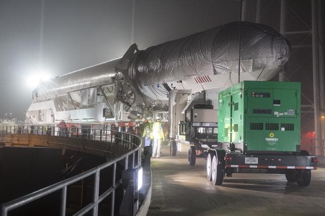 NASA image: Orbital ATK CRS-9 Rollout