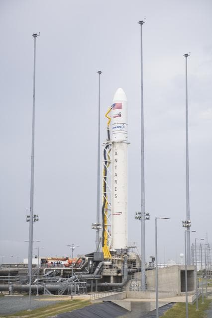 NASA image: Orbital ATK CRS-9 on the Pad