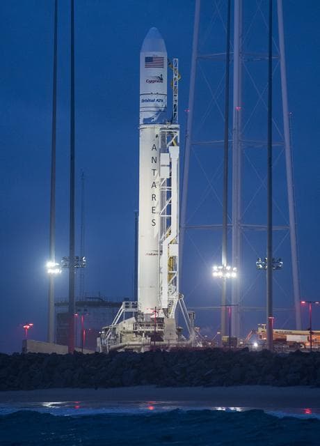 NASA image: Orbital ATK CRS-9 on the Pad