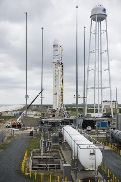 NASA image: Orbital ATK CRS-9 on the Pad