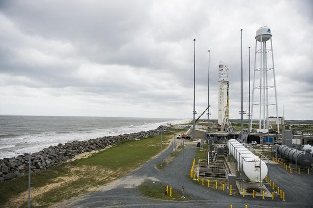 NASA image: Orbital ATK CRS-9 on the Pad