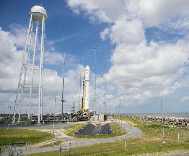 NASA image: Orbital ATK CRS-9 on the Pad