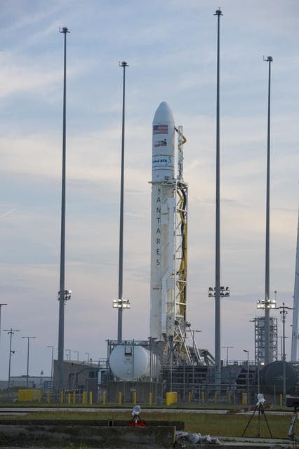 NASA image: Orbital ATK CRS-9 on the Pad
