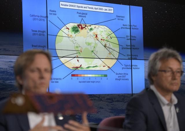 NASA image: GRACE-FO Prelaunch Briefing