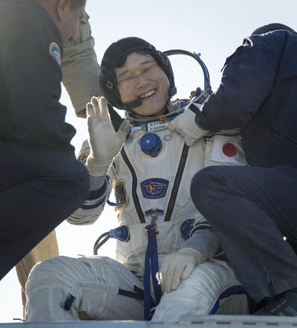 NASA image: Expedition 55 Soyuz MS-07 Landing