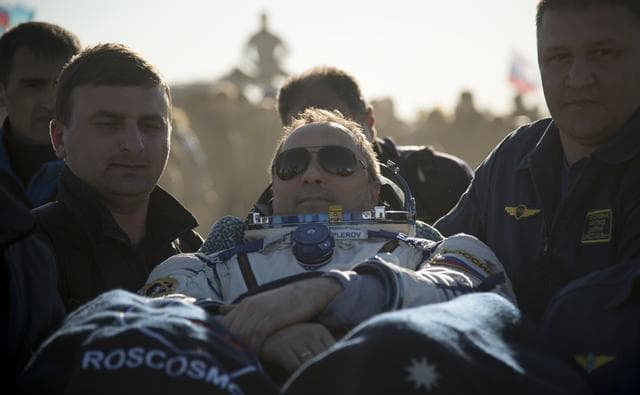 NASA image: Expedition 55 Soyuz MS-07 Landing