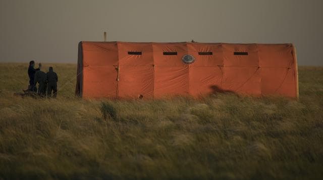 NASA image: Expedition 55 Soyuz MS-07 Landing