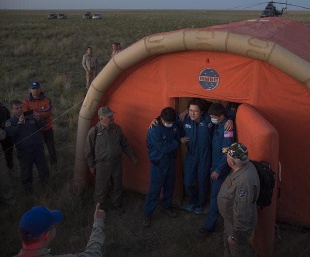 NASA image: Expedition 55 Soyuz MS-07 Landing