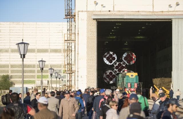 NASA image: Expedition 56 Soyuz Rollout