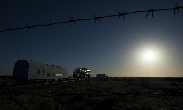 NASA image: Expedition 56 Soyuz Rollout