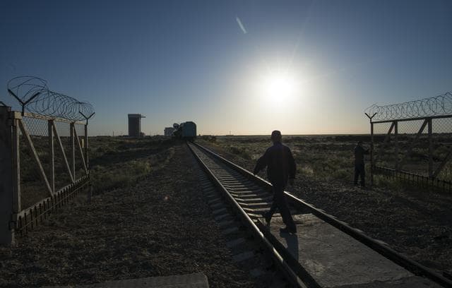 NASA image: Expedition 56 Soyuz Rollout