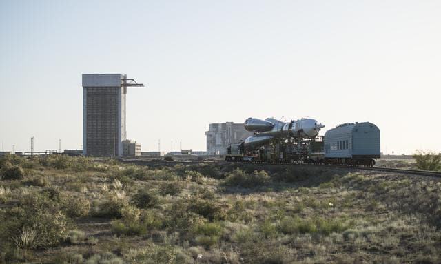NASA image: Expedition 56 Soyuz Rollout