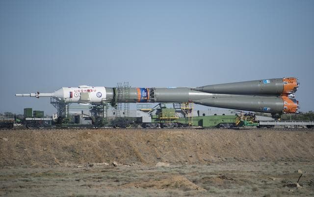 NASA image: Expedition 56 Soyuz Rollout