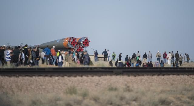 NASA image: Expedition 56 Soyuz Rollout