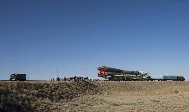 NASA image: Expedition 56 Soyuz Rollout