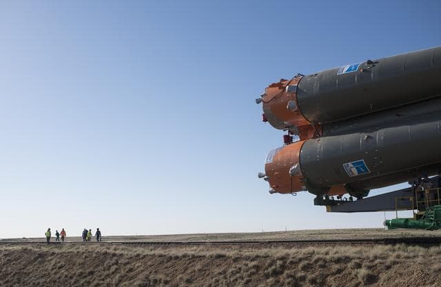 NASA image: Expedition 56 Soyuz Rollout